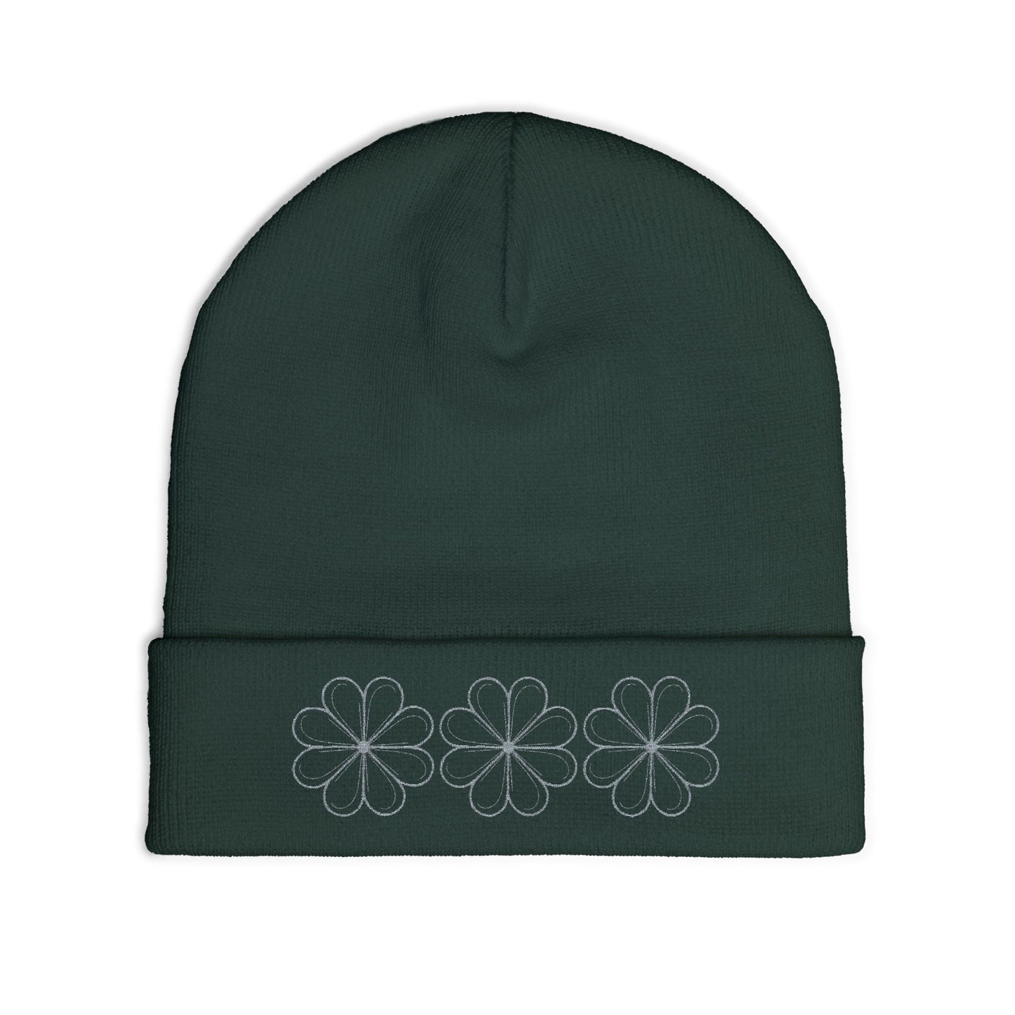 Keya Collection Floral Knit Beanie