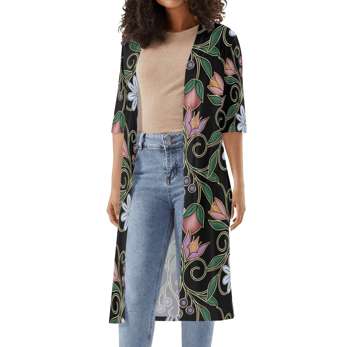 Spring Bloom Half Sleeve Cardigan