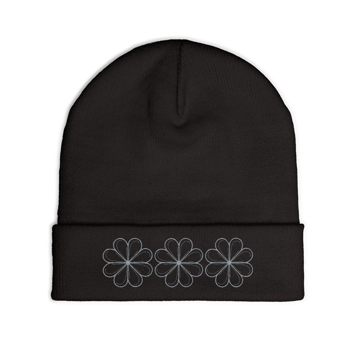 Keya Collection Floral Knit Beanie