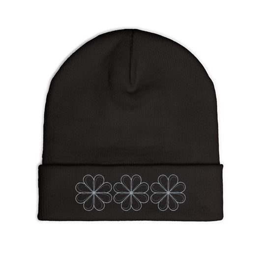 Keya Collection Floral Knit Beanie